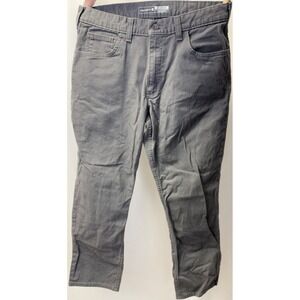 Carhartt Relaxed Fit Gray Jeans Work Pants Cotton Men's Sz 34x30